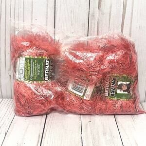 BERNAT ENVY YARN Eyelash Color Cameo Rose #5 Bulky 1.75 oz Lot of 3 Skeins NEW